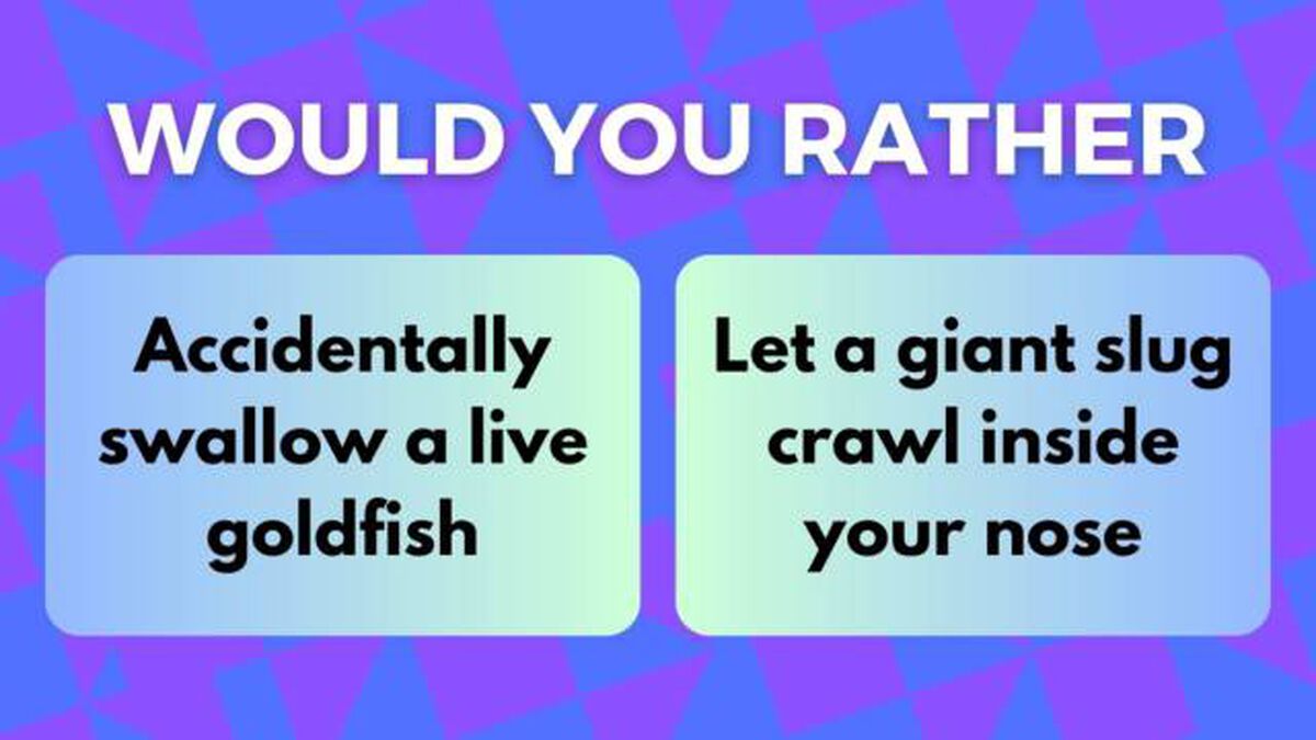 Would You Rather: Gross-Out Edition image number null